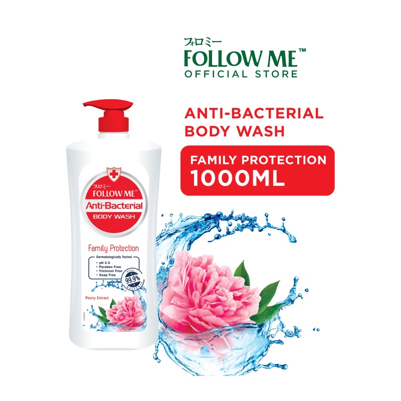Follow Me Anti-Bacterial Body Wash 950ml (Family Protection)