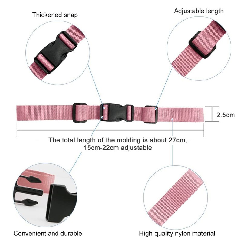 HOTMNTY Chest Strap for School Bags, Adjustable Backpack Chest Strap