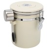 Coffee Canister Airtight Stainless Steel Kitchen Food Storage Container with