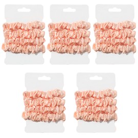 Voyzdx 20pcs Ligas Elásticas Para Cabello Scrunchies De Satén,Gomas pelo Satinadas Mujer Lazos,Adecuado para Cabello Rizado Fino/Grueso, Suave y no Fácil de Romper para Niña y Mujer (B)