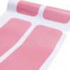 LANZMYAN 4PCS Car Door Sill Protector 3D Carbon Fiber for