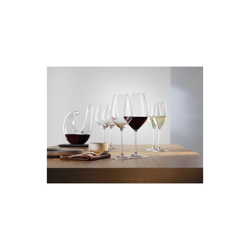 Spiegelau Hi-Lite 1750169 Set of 2 Crystal Champagne Flutes 12oz