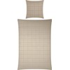 Erwin Müller Passau Bed Linen Mako Damask Taupe Size 1