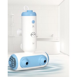 KokoSelene Bath Jets for Tub, Portable Bath Spa for Bathtub with Dual Hydro Jets, Bathtub Spa Machine Creates Soothing Bubbles for Daily Relax at Home Use (Blue)
