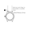 WOCCI 20mm Quick Release Spring Bars, Pins for 20mm Watch