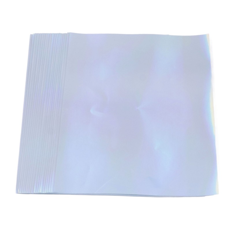 20 Sheets A4 Printable Holographic Sticker Paper Waterproof Fast Dry