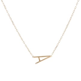 Alex and Ani Precious Elongated Initial Necklace A