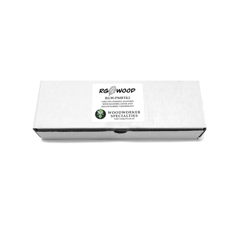RGWOOD #2 Morse Taper MT2 Pen Turning Mandrel with 7mm