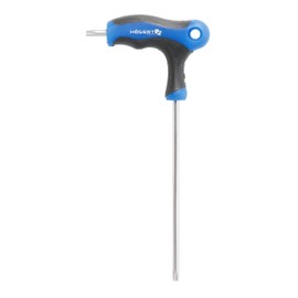 Högert Technik - Torx Key T-type Diameter 45 mm I Torx I Torx Security Key T-Handle I Security Torx Key Type T | Allen Key Made of S2 Steel I Resistant to Deformation and Abrasion