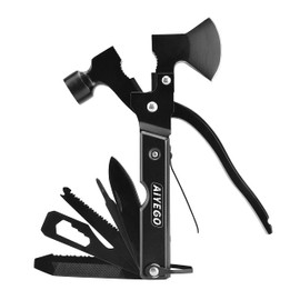 Multi-tool Axe Hammer, Upgraded 14 in 1 Portable Hatchet Tool with Sheath, Camping Survival Gear Kit Birthday Presents Christmas Stocking Stuffers for Dad Father Grandpa Husband Son Boyfriend Him