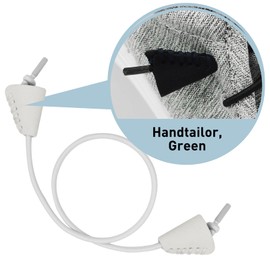 UamGlsob 3 Pairs Elastic Shoe Laces for Shoes, Bungee Stretchy Shoelaces No Tie, Shoe Strings Replacement Stretch Speed Laces (Black+White+Grey, 12"/30cm)