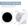 SANPOPO NFC Tags Sticker, NFC Tag, Black NFC Sticker,, black,