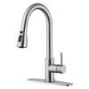 CREA Kitchen Sink Faucet,Pull Down Kitchen Faucets with Sprayer 3