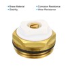 PATIKIL 3/4" BSP Male Thread Manual Radiator Air Vent Plug