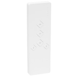 Superrollo Wireless hand-held transmitter 5-channel ST115-2, remote control for roller shutter motor, 433 MHz (wireless control for up to 20 tube motors in 5 groups)