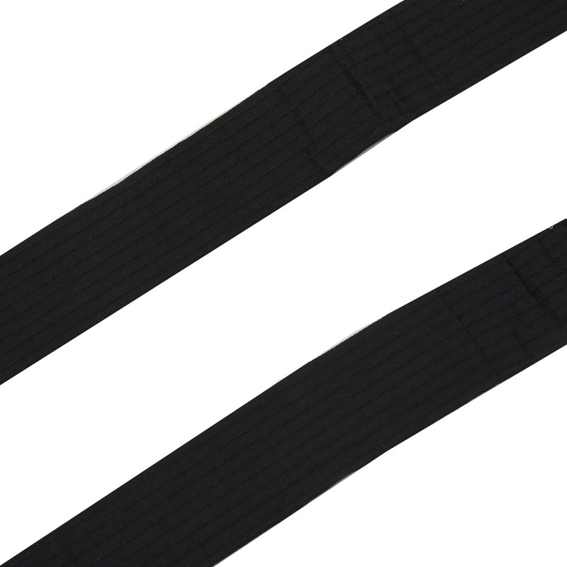 2X Martial Arts Karate Taekwondo Chain Soft Belt Black