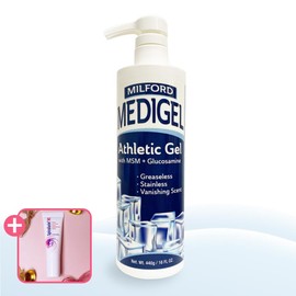 Milford Medigel medigel sports gel 16oz 440g large capacity pump medical gel cooling gel / 밀포드 메디겔 medigel 스포츠겔 16oz 440g 대용량 펌프 의료용겔 쿨링 젤