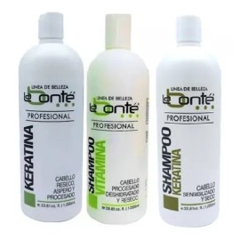 Labonté Keratina Labonté 1l + Shampoo Vitamina + Shampoo Keratina
