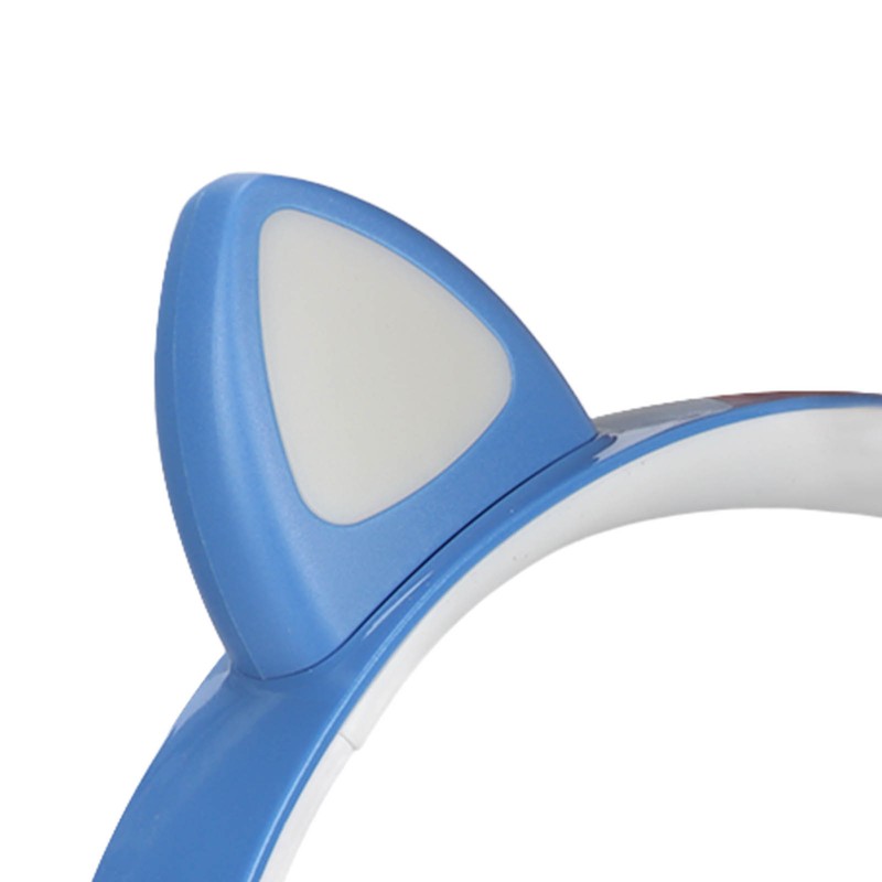 LXB39C Kids Headphone Bluetooth 5.0 Foldable Wireless Glowing Music Cat