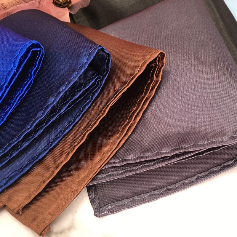 Pocket Square - Set of 10 10 Colors Men's Handkerchiefs