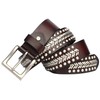 vogueteen - Cinturones de piel vacuno italiano con tachuelas para