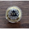 MYRECOVERYSTORE Silver & Gold 1-60 Years Alcoholics Anonymous Medallion AA