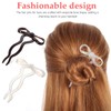 Beaupretty 2 Uds Horquillas Francesas Para El Cabello Horquilla Con