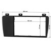 tomzz Audio 2456-014 Double DIN Radio Faceplate Compatible with Volvo