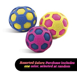 NeeDoh Schylling Atomic NeeDoh - Sensory Toy with Fun Dough Filling - Bursts of color squeeze through atomic grid design - One randomly selected piece
