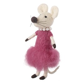 Heaven Sends Easter Felt Mouse Decoration In Wool Mouse