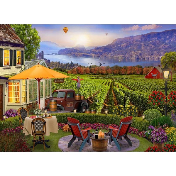 Wine Country Jigsaw Puzzle 1000 Piece