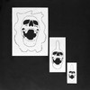 Custom Shop Airbrush Stencil Skull Design Set #8 (3 Different