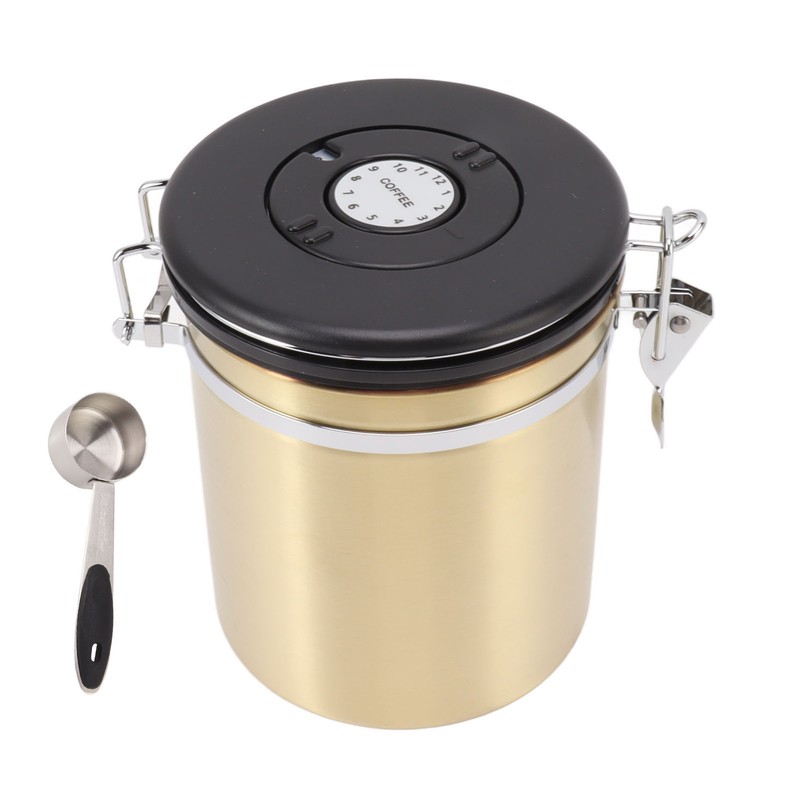 Sealed Sealed Coffee Canister 304 Stainless Steel Coffee Storage Tank