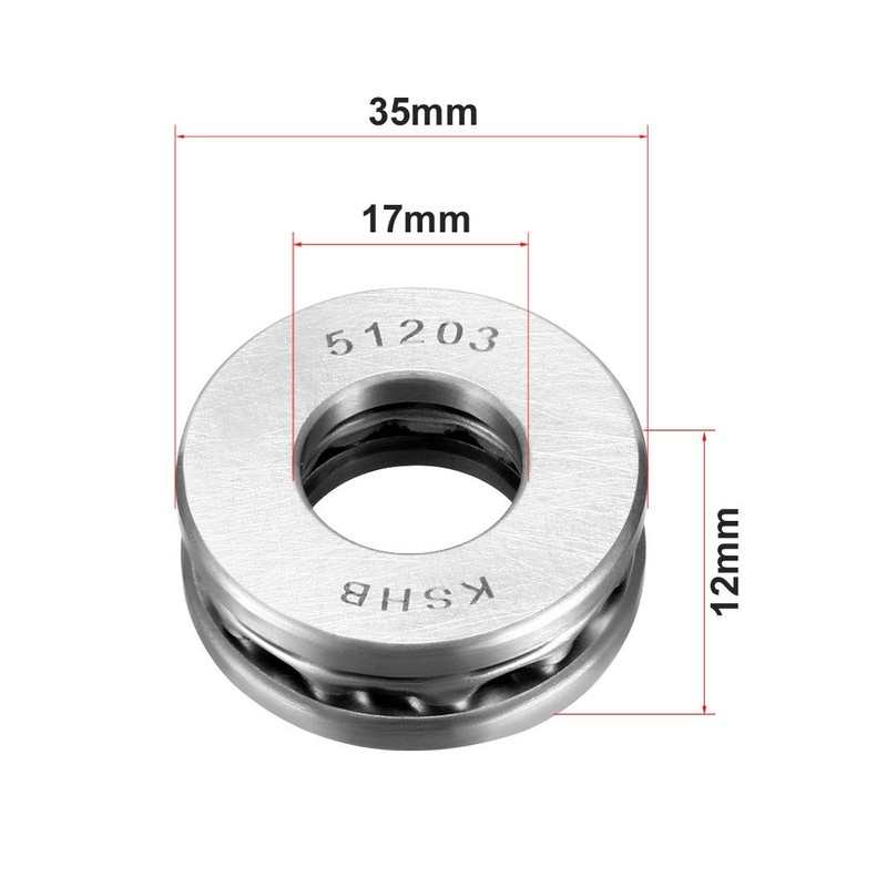 sourcing map 2 Pcs 51203 17mm x 35mm x 12mm