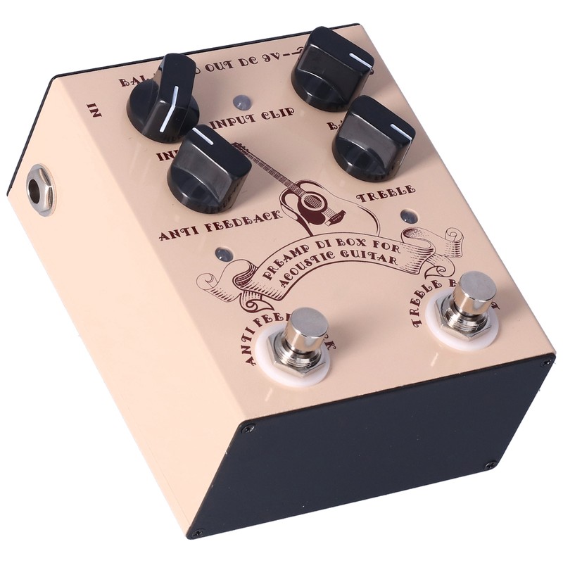 Guitar Preamp Effect Analog Stompbox Pedal Knob Control Audio Accessories