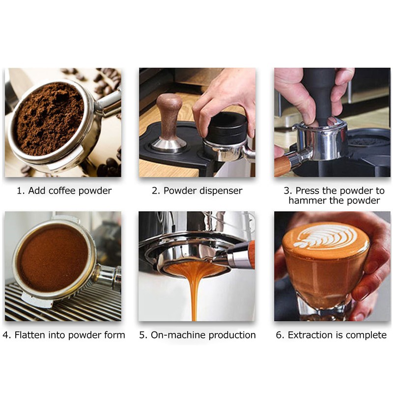 3 Ears Coffee Bottomless Portafilter Removable Stainless Steel Coffee Portafilter