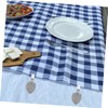 LIFKOME 4Pcs Decorative Tablecloth Weights with Clip Elegant Stone Hangers