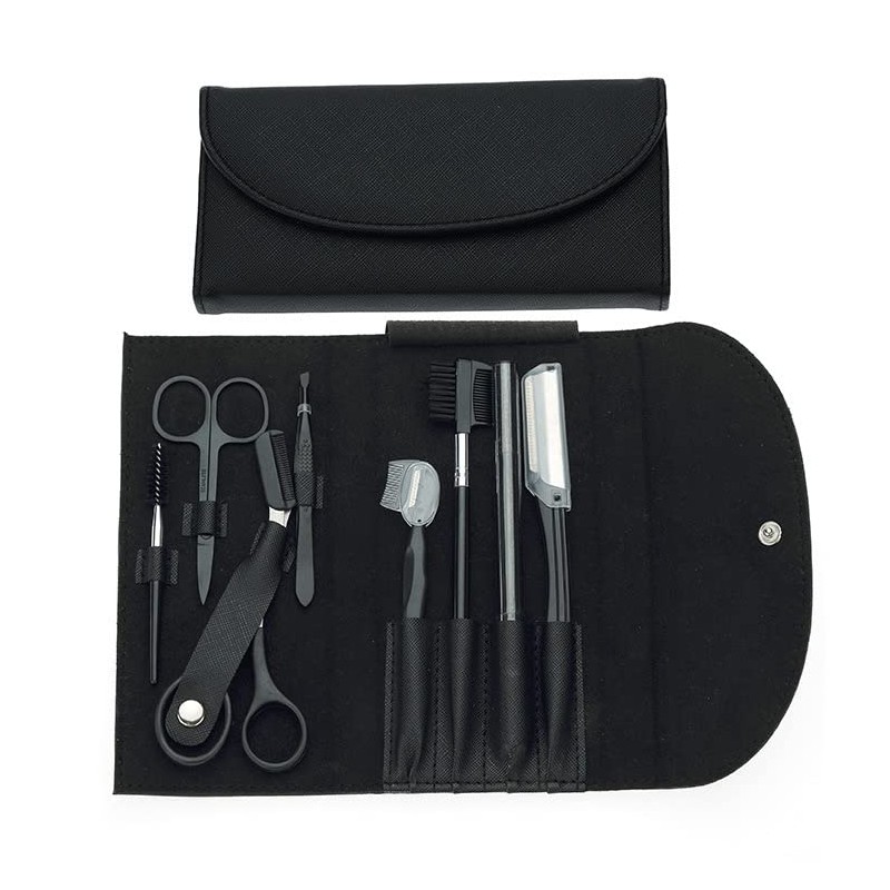 Trust Contact Eyebrow Set, Eyebrow Cut, Scissors, Eyebrow Care, Storage,