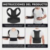 Corrector Postura Espalda Para Hombre Y Mujer Ajustable Faja