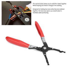 Ktsxxops Safety Wire Plier, Car Soldering Plier, Metal soldering clamp Multi Function Soldering Holder, Wire Welding Clamp Pick Up Aid Tool Wire Welding Plier For Automobile Maintenance Repairing Tool