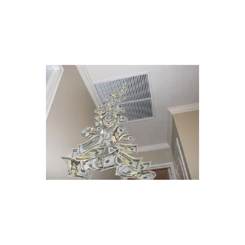 House Attic Ceiling Fan Shutter Cover Reflective Poly Core 48"