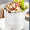 Small Electric Hot Pot Multifunctional Compact Folding Rapid Noodles Cooker
