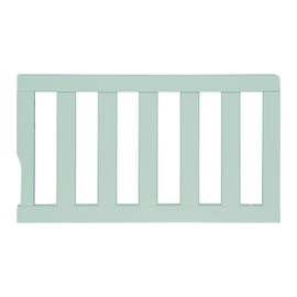 Dream On Me Convertible Crib Toddler Guard Rail in Seafoam Green, Converts Cribs to Toddler Beds, Solid Wood Construction