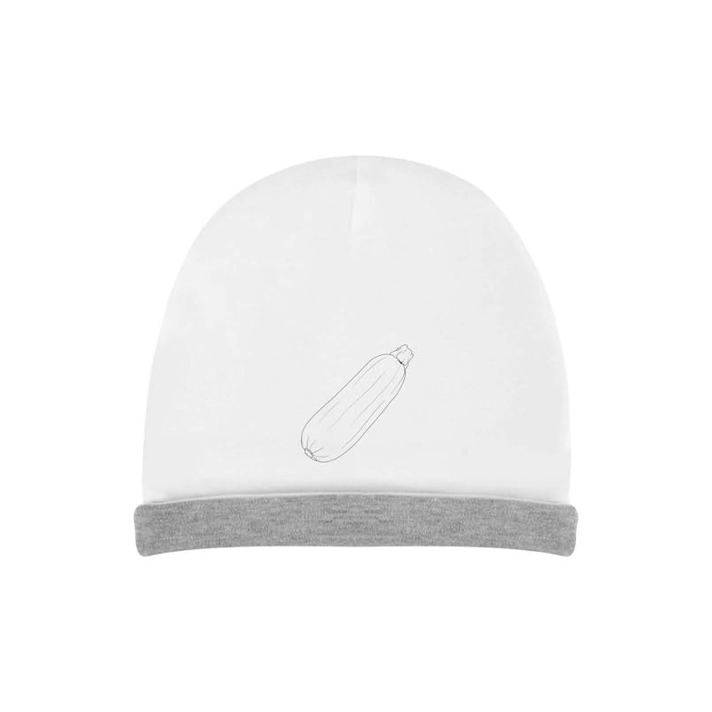 Azeeda 'Fresh Courgette' Kids Slouch Hat (KH00037760) White