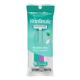 Skintimate Maquinilla de afeitar desechable de doble hoja para mujer, ideal para viajes, fácil de enjuagar, 72 unidades, el embalaje puede variar