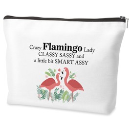 Flamingo Gifts for Girls Flamingo Make Up Bag Flamingos Lover Gift Cosmetic Bag Flamingos Themed Gifts Lady Birthday Gift