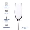 Luigi Bormioli Crescendo Champagne Flute Glasses Set of 4-8.25 Oz