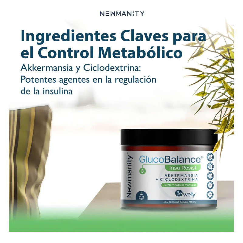 Glucobalance InsuResist con Berberina, Canela Ceylon, cido Alfa Lipoico y