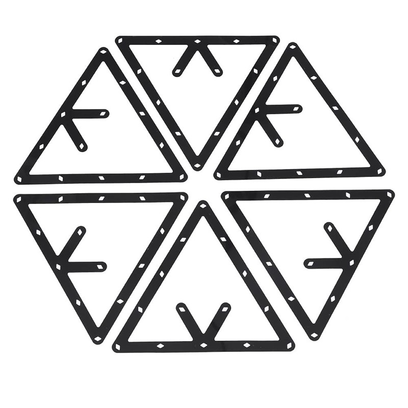 RiToEasysports Billiard Sheet 6 Piece Magic Ball Rack Holder Billiard