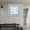 Decor Crushed Diamond Mirror Wall Clock with Crystal Decorations for